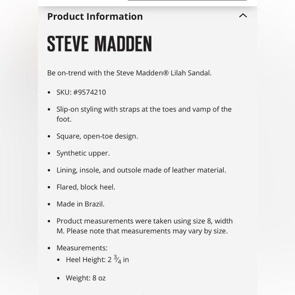 Steve Madden Lilah Sandal - Picture 8 of 14